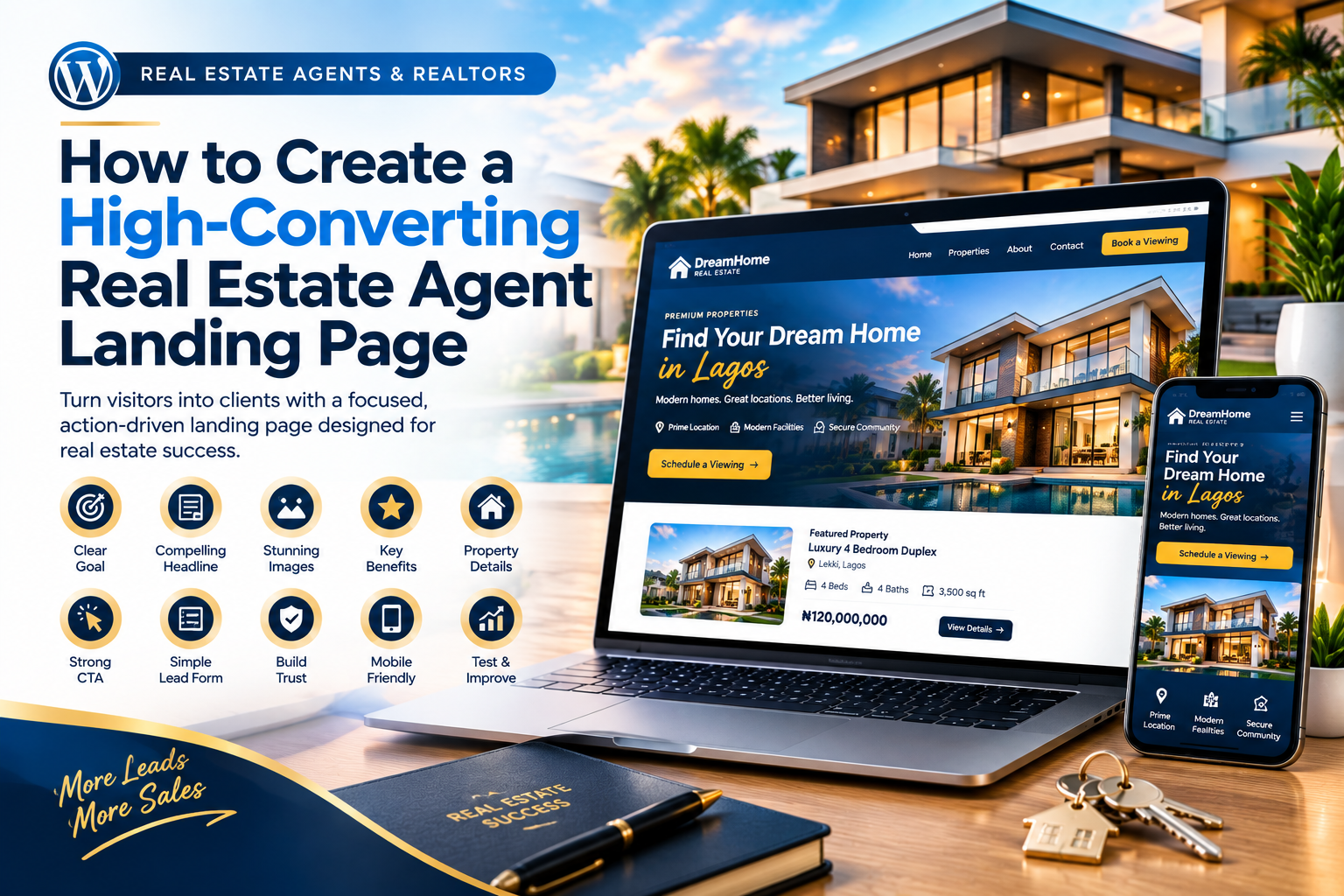 How to Create a High-Converting Real Estate Agent Landing Page