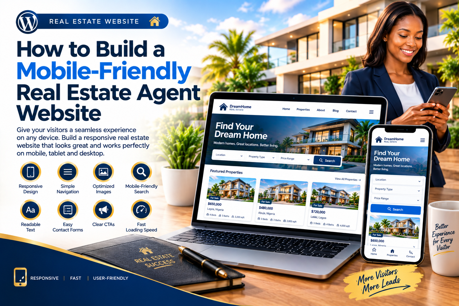 How to Build a Mobile-Friendly Real Estate Agent Website